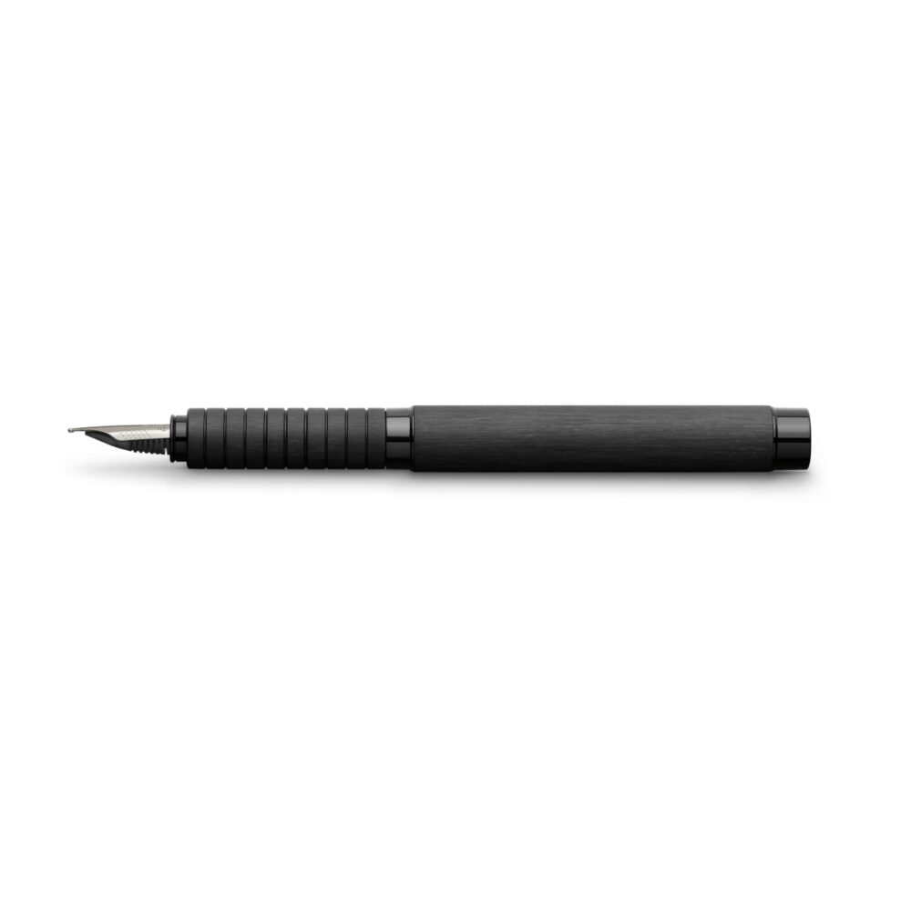 Faber-Castell Essentio Aluminium Black Fountain Pen Fine-Nib ...