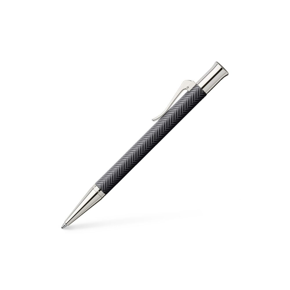 Graf von Faber-Castell Guilloche Ballpoint Pen Cisele Black