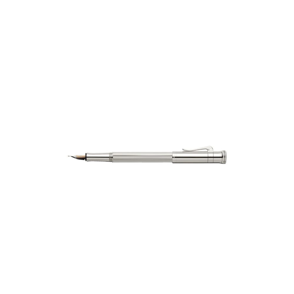 Graf von Faber-Castell Classic Fountain Pen Sterling Silver Med-Nib