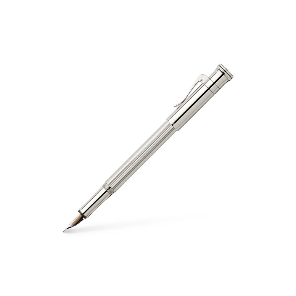 Graf von Faber-Castell Classic Fountain Pen Sterling Silver Med-Nib