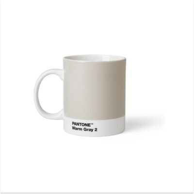 Pantone Porcelain Mug - Warm Gray