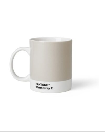 Pantone Porcelain Mug - Warm Gray