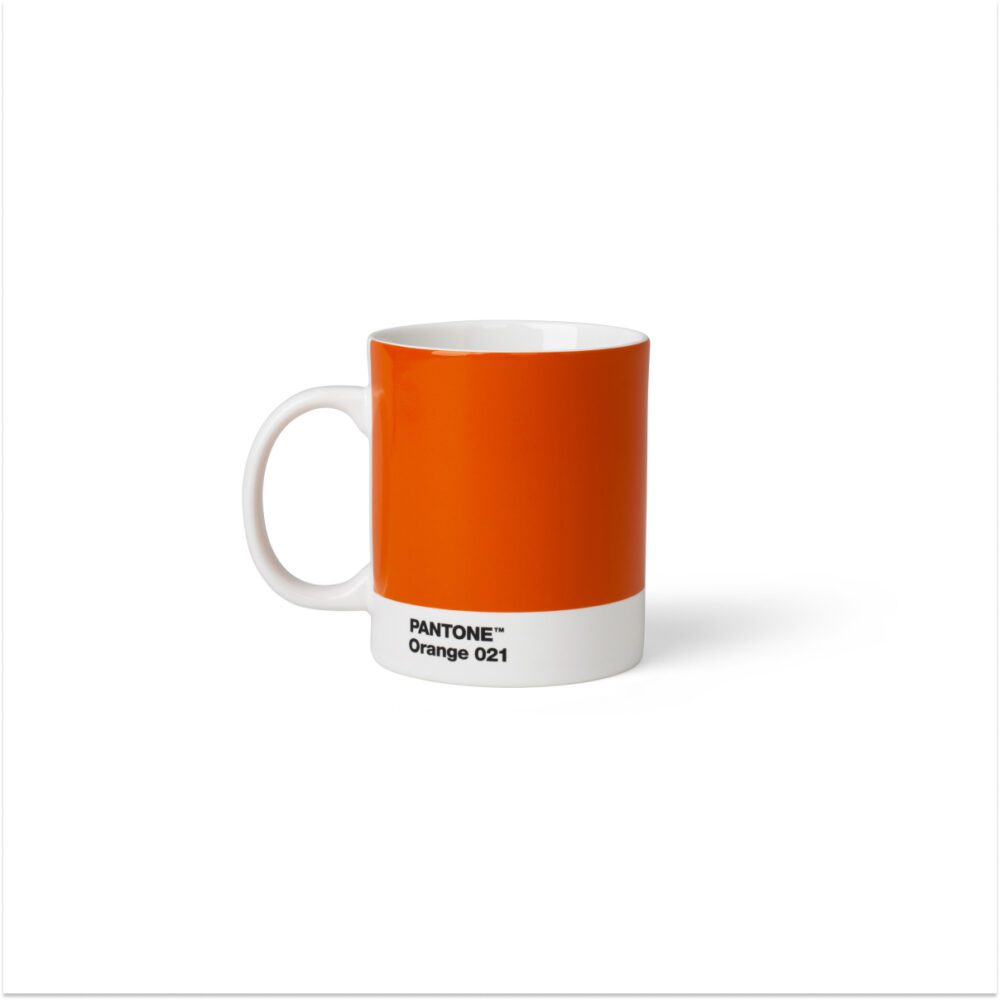 Pantone Porcelain Mug - Orange