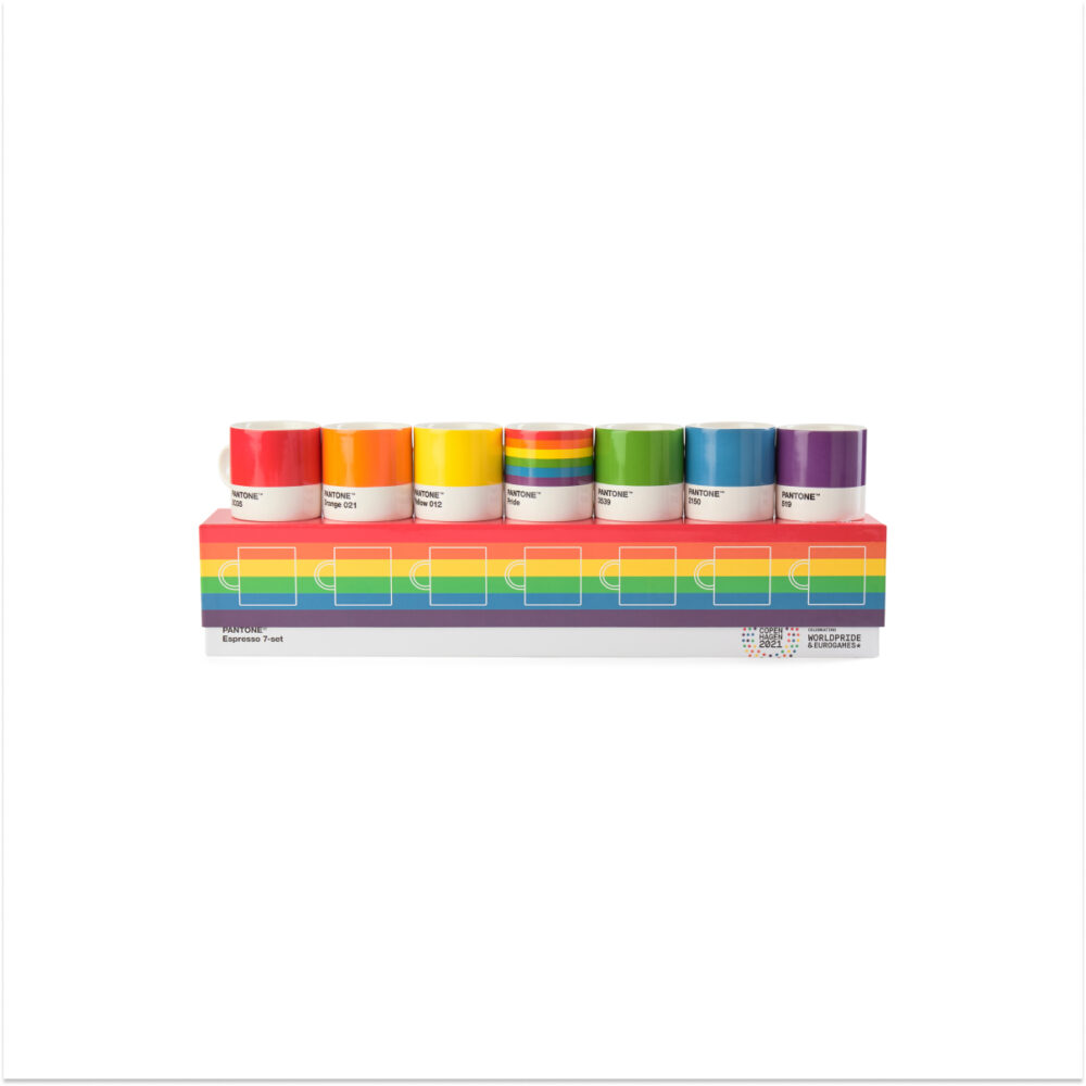 Pantone Espresso Cup Set - Pride Edition