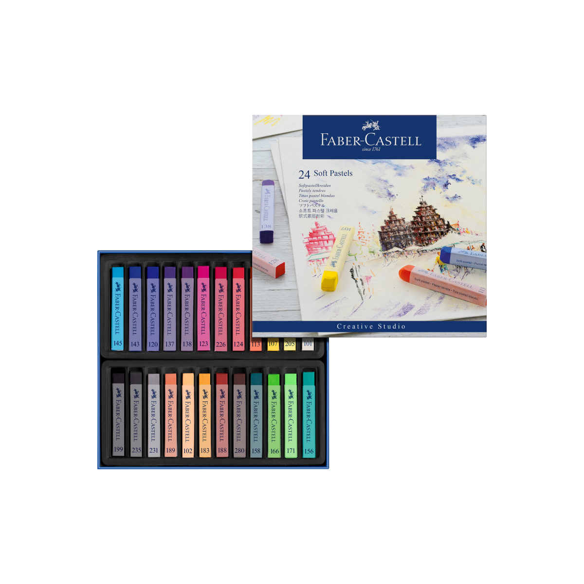 Faber-Castell Creative Studio Soft Pastels (Pack of 24) - Transition Store