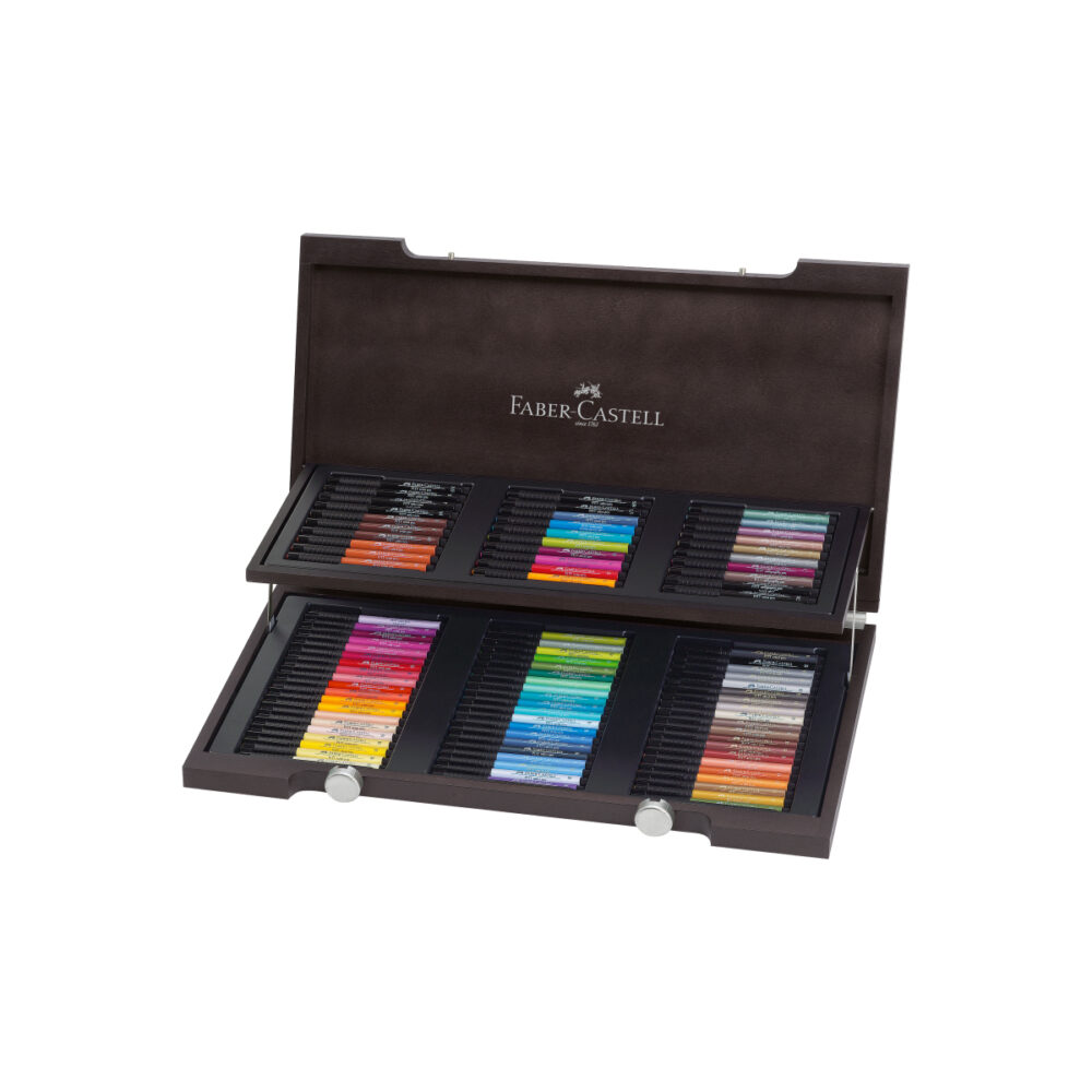 Faber-Castell Pitt Artist Wooden Box Set (Pack of 90)