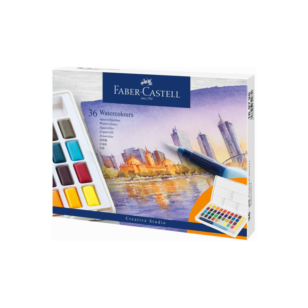 Faber Castell Creative Studio Watercolour Set (37 Piece)