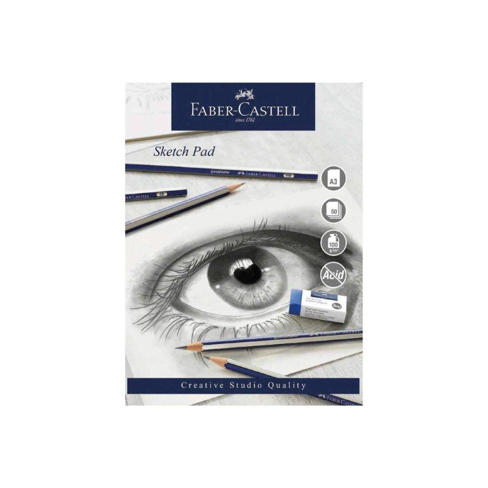 Faber-Castell Creative Studio Sketch Pad A3 (Pad of 50 Sheets)