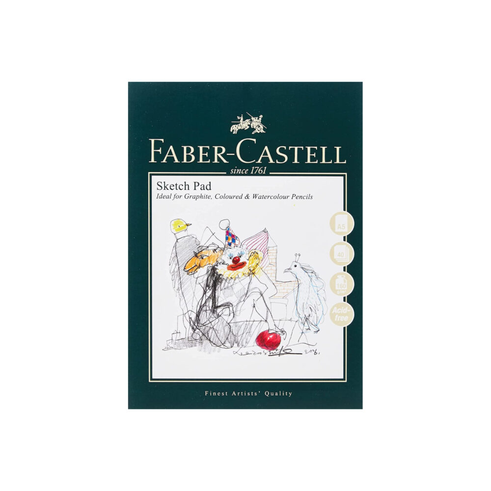 Faber-Castell Art & Graphic Sketch Pad A5 (Pad of 40 Sheets)