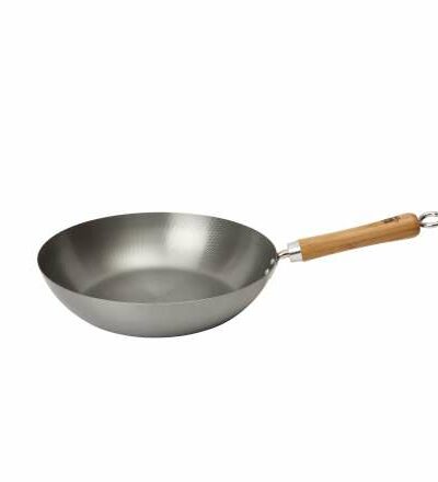 School of Wok Skinny Uncoated Carbon Steel Wok - 12"/30cm