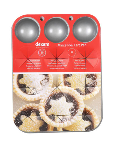 Dexam Non-Stick Mince Pie Tin - 12 Cup