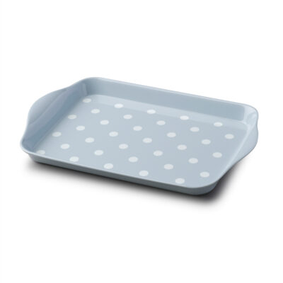 Zeal 18 x 14cm Dotty Tray - Duck Egg Blue