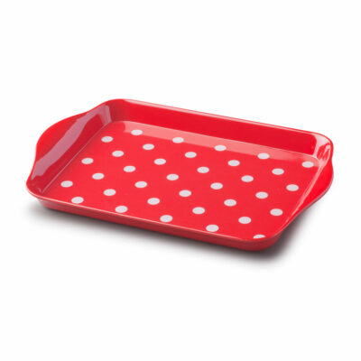 Zeal 18 x 14cm Dotty Tray - Red