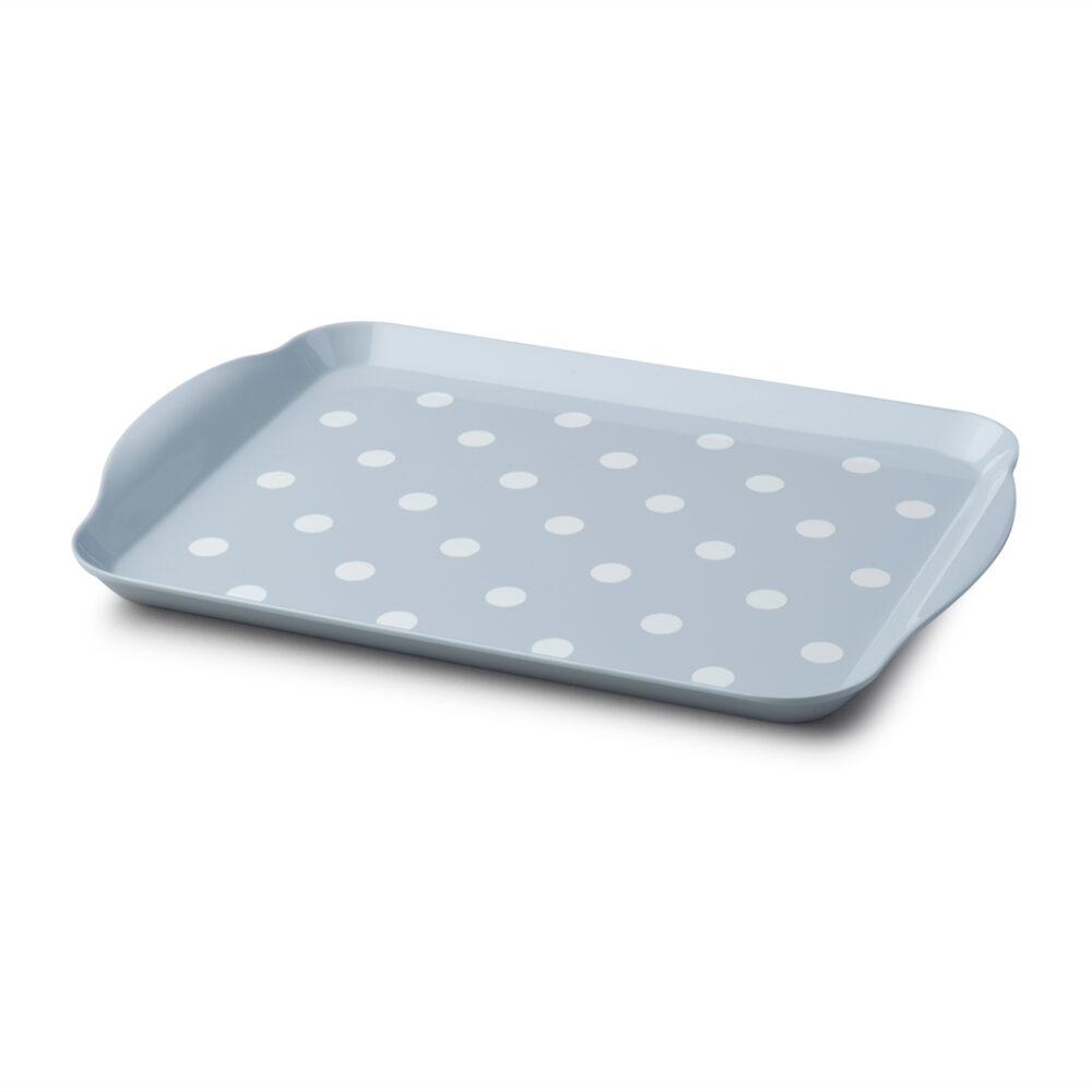 Zeal 30 x 12cm Dotty Tray -  Duck Egg Blue