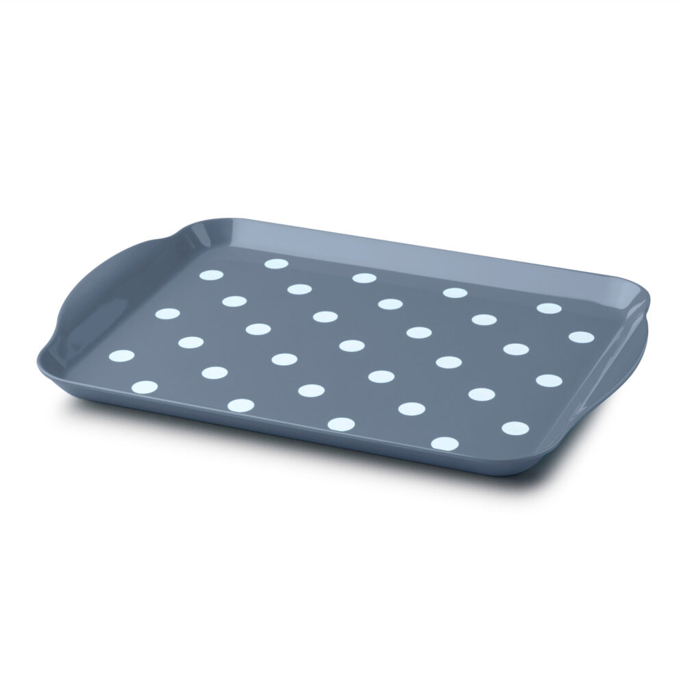 Zeal 30 x 12cm Dotty Tray -  Provence Blue