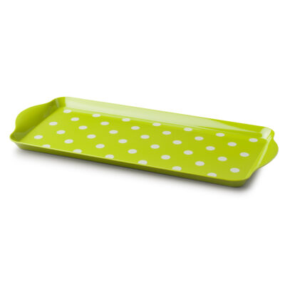 Zeal 38 x 17cm Dotty Sandwich Tray -  Lime