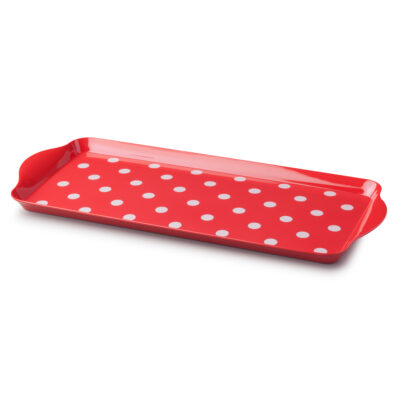 Zeal 38 x 17cm Dotty Sandwich Tray -  Red