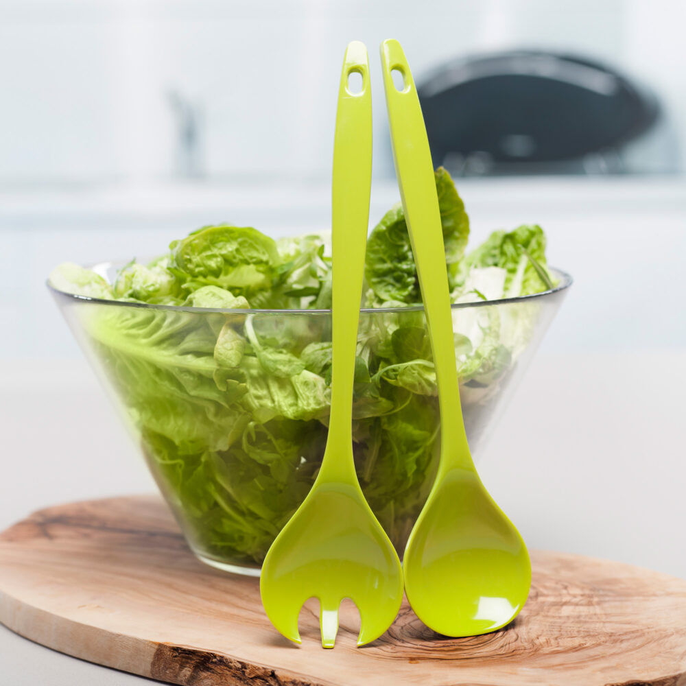 Zeal 28cm Salad Server Set - Lime