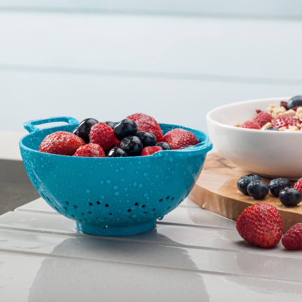 Zeal 15cm Colander -  Aqua