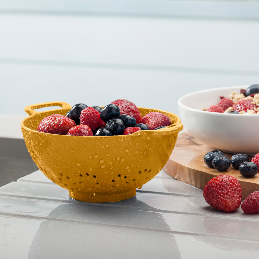 Zeal 15cm Colander -  Mustard