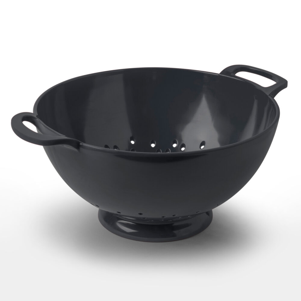 Zeal 24cm Colander -  Dark Grey