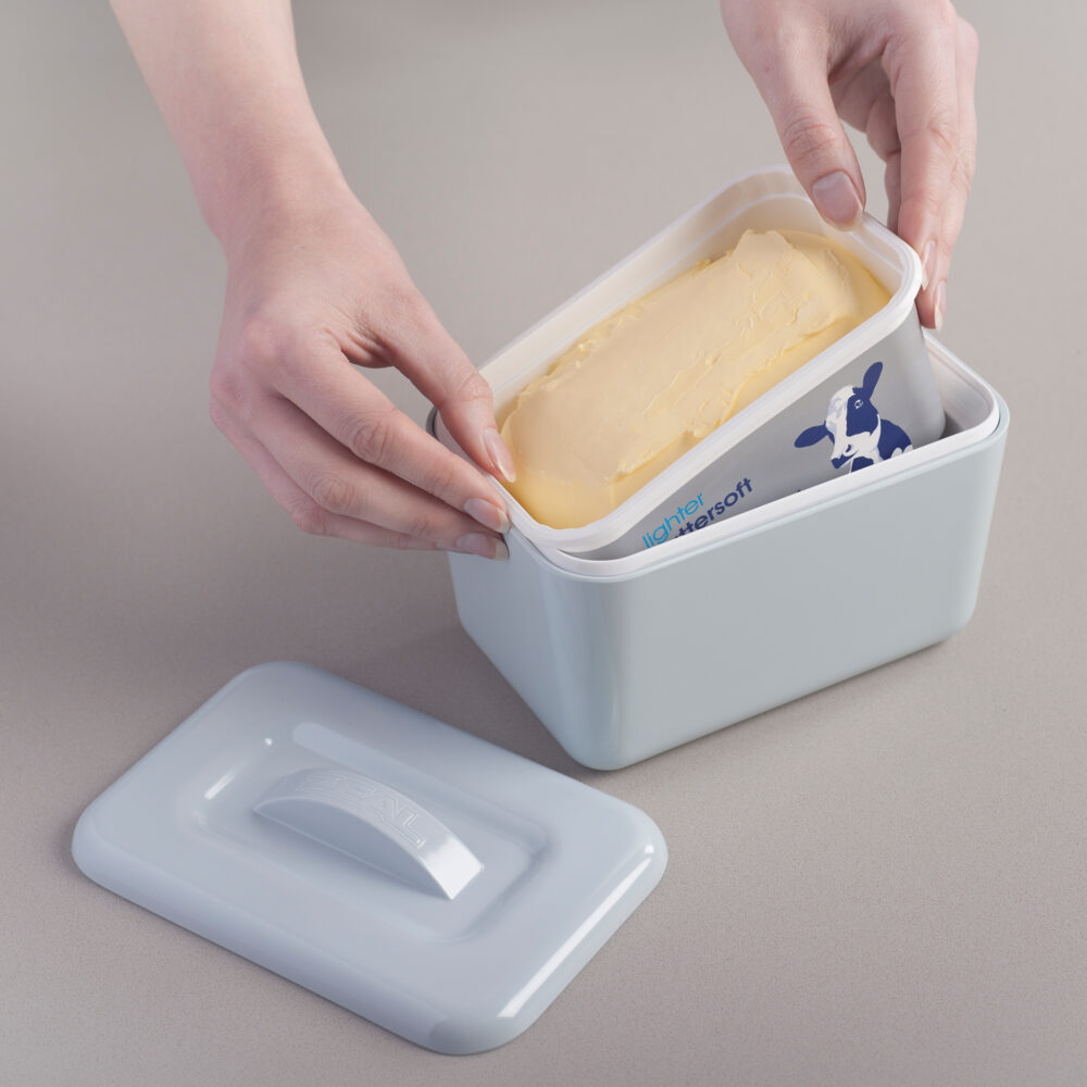 Zeal Double Walled Butter Dish - Duck Egg Blue