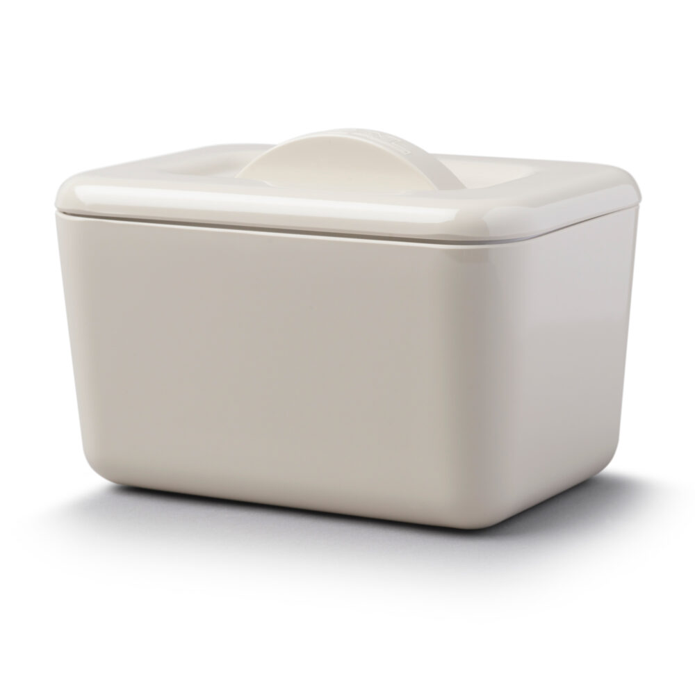 Zeal Double Walled Butter Dish - Cream