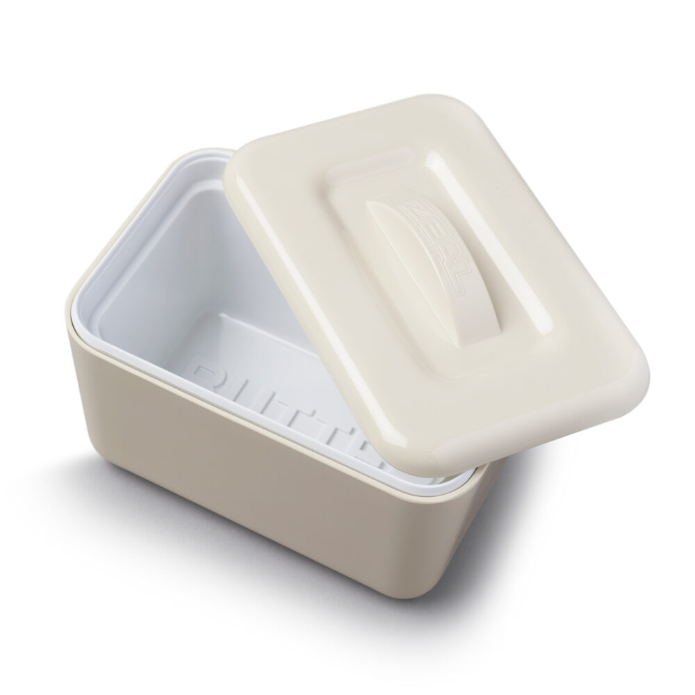 Zeal Double Walled Butter Dish - Cream