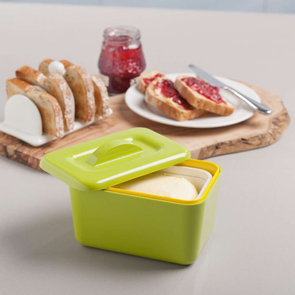 Zeal Double Walled Butter Dish - Lime