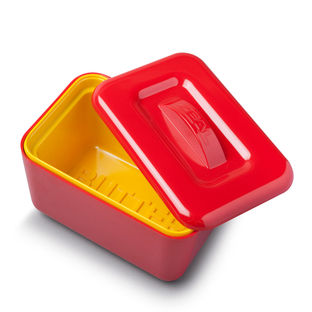 Zeal Double Walled Butter Dish - Red