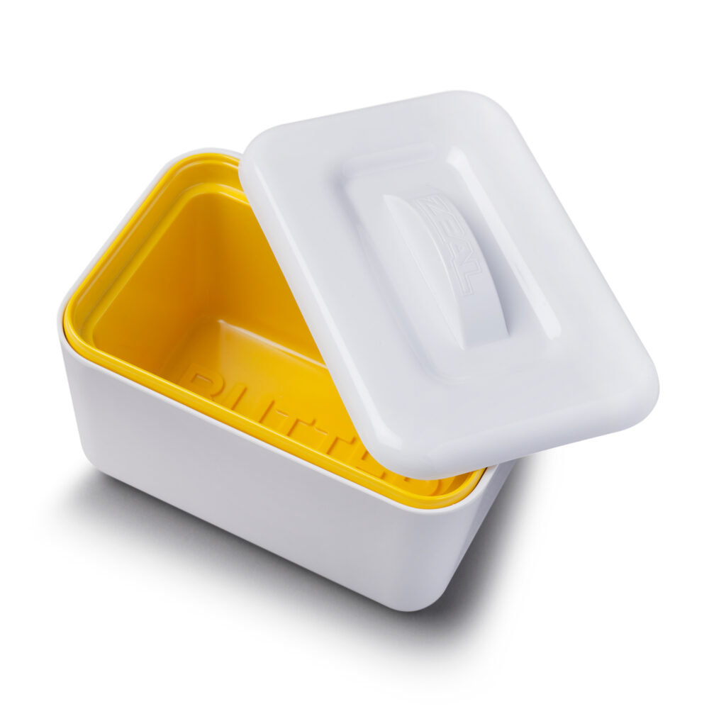 Zeal Double Walled Butter Dish - White