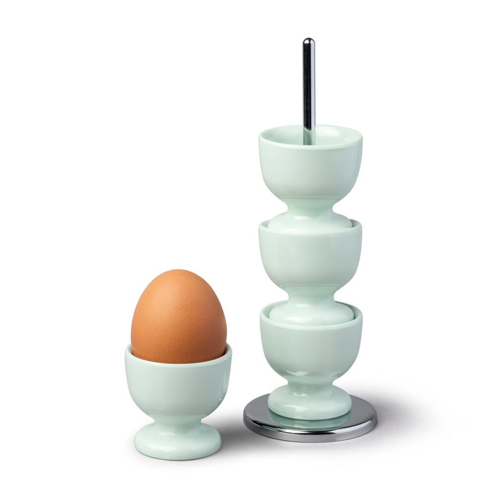 Zeal Stacking Egg Cups on Stand -  Sage Green