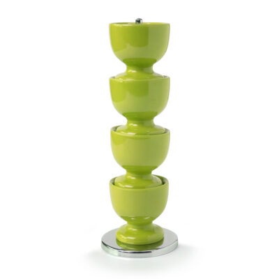 Zeal Stacking Egg Cups on Stand -  Lime