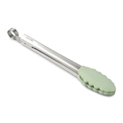 Zeal 25cm Silicone Cooks Tongs -  Sage Green