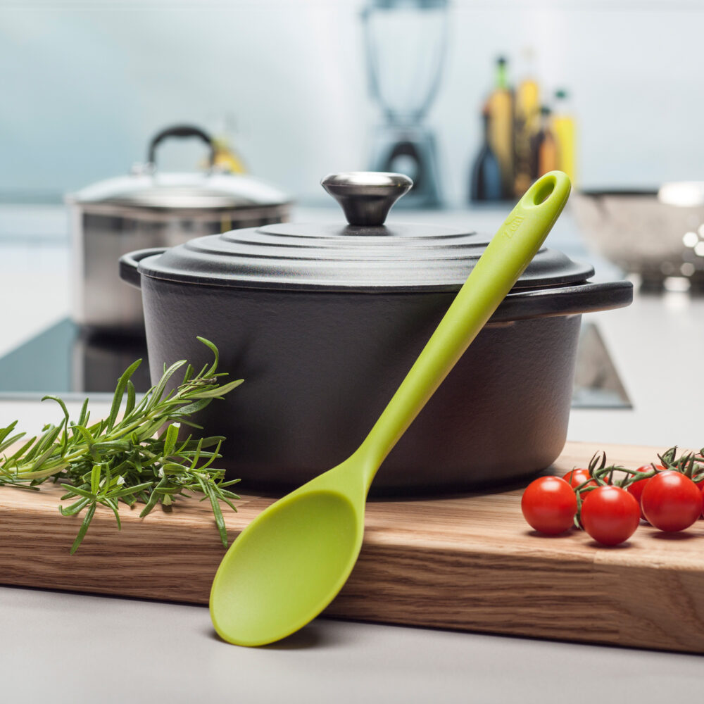 Zeal 28cm Silicone Cooks Spoon -  Lime