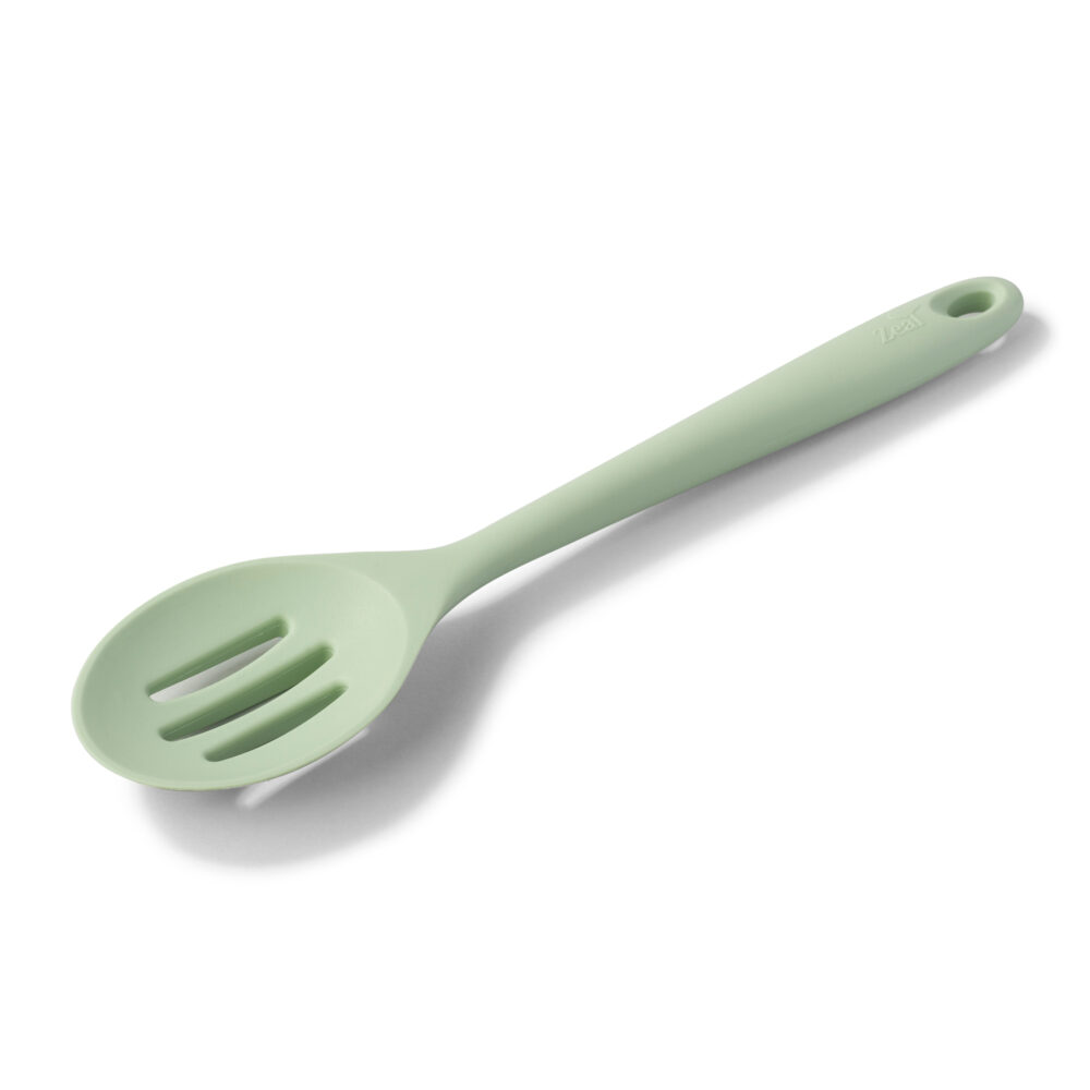 Zeal 28cm Silicone Slotted Spoon - Sage Green