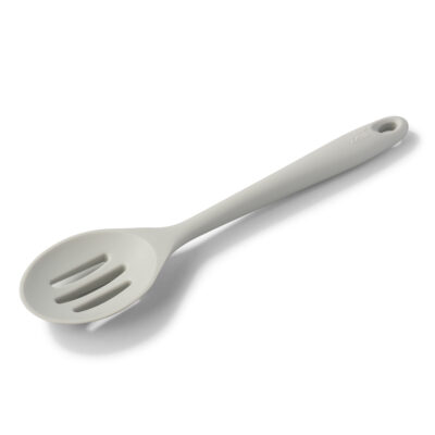 Zeal 28cm Silicone Slotted Spoon - French Grey