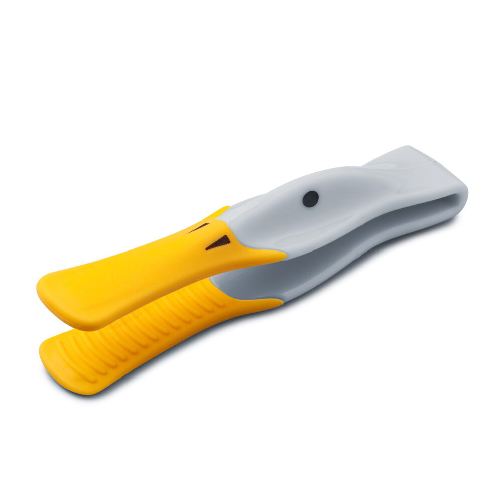 Zeal Silicone Duck Toast Tongs - Duck Egg Blue