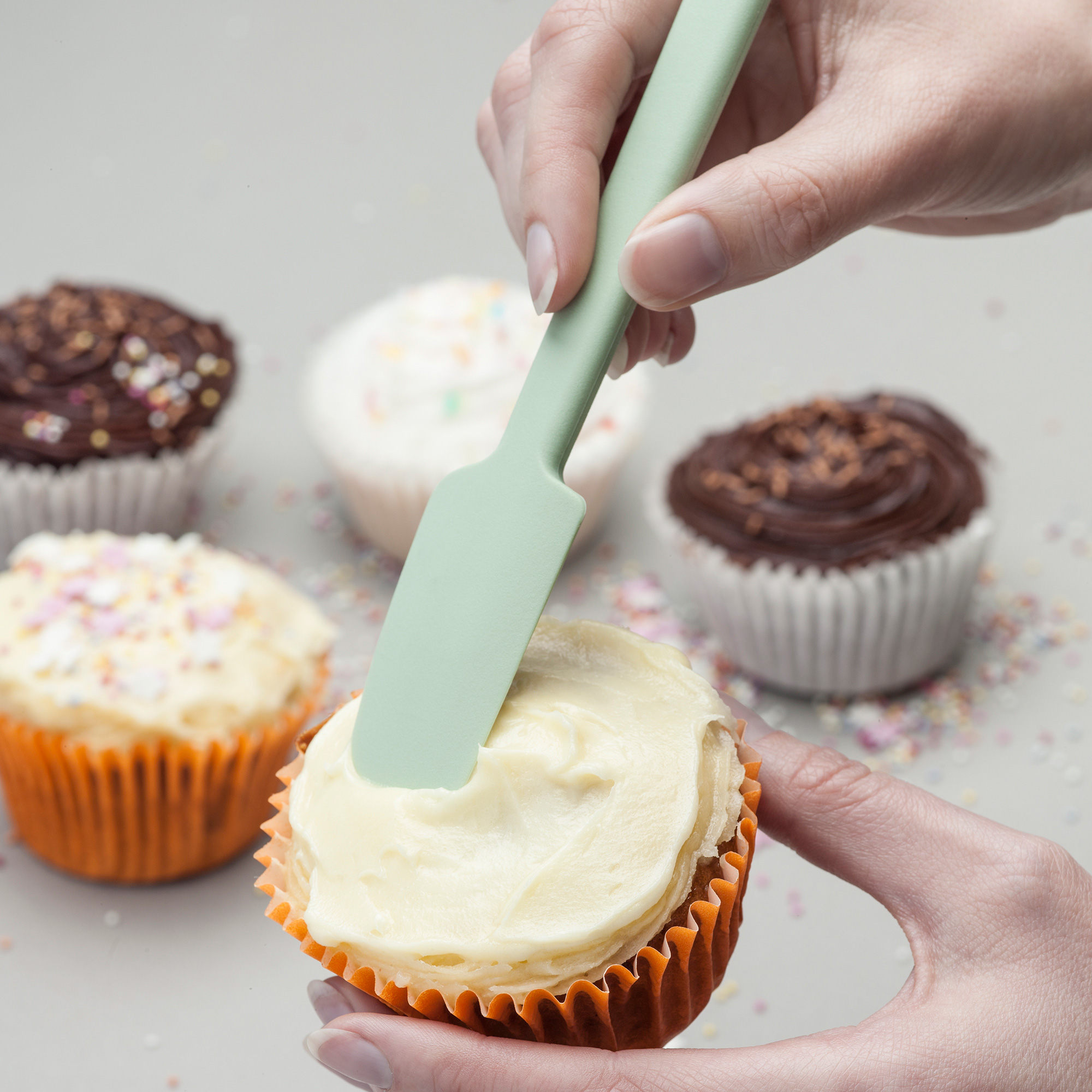 Zeal 16cm Silicone Baking Spatula - French Grey