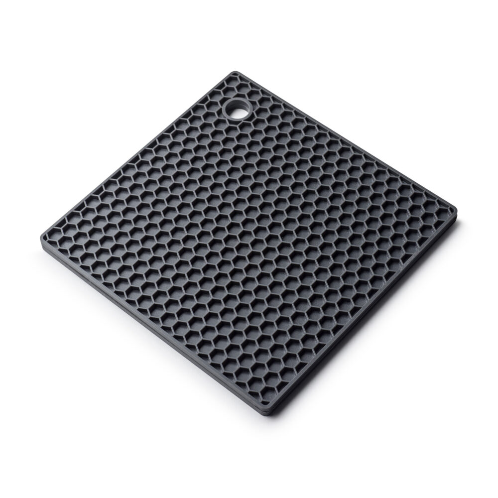 Zeal 17cm Honeycomb Silicone Trivet -  Dark Grey