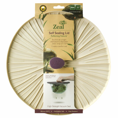 Zeal 28cm Silicone Natures Mushroom Pan Lid -  Cream