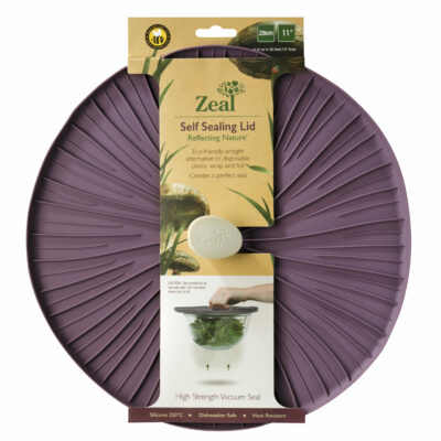 Zeal 28cm Silicone Natures Mushroom Pan Lid -  Mauve