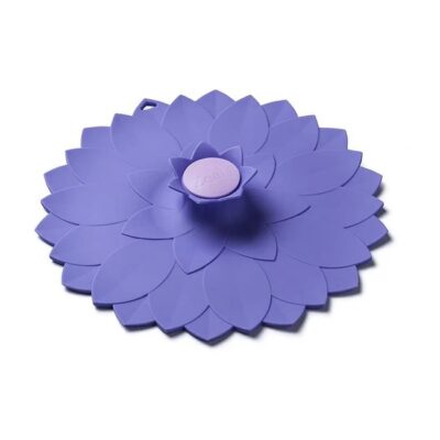 Zeal 23cm Silicone Natures Petal Pan Lid -  Purple