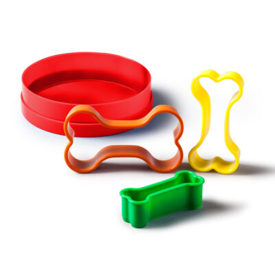 Zeal Set of 3 Dog Bone Cookie Cutters