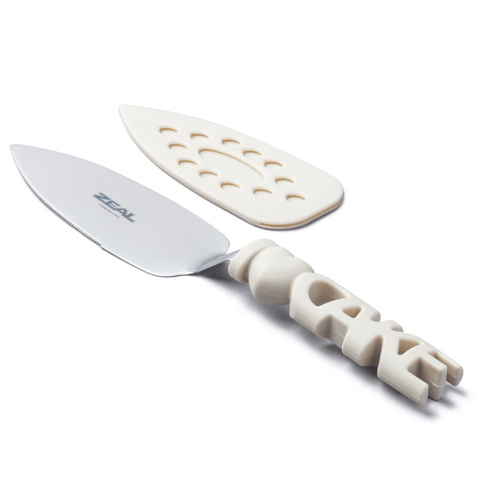 Zeal 29cm " I Heart Cake" Cake Server - Cream