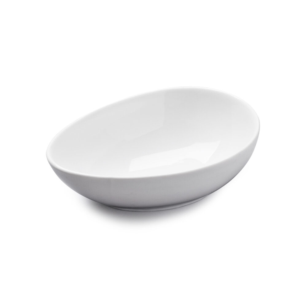 WM Bartleet & Sons 13cm Porcelain Avocado Dish -  White