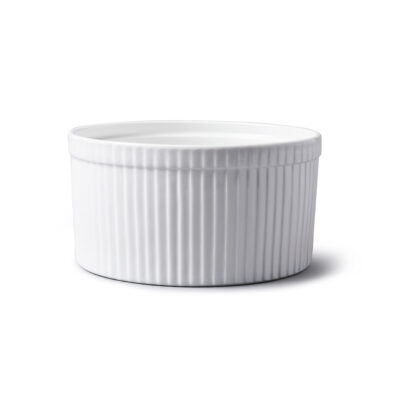 WM Bartleet & Sons 18cm 1.6l Porcelain Souffle Dish -  White