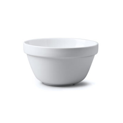 WM Bartleet & Sons 13cm, 375ml Porcelain Pudding Bowl -  White