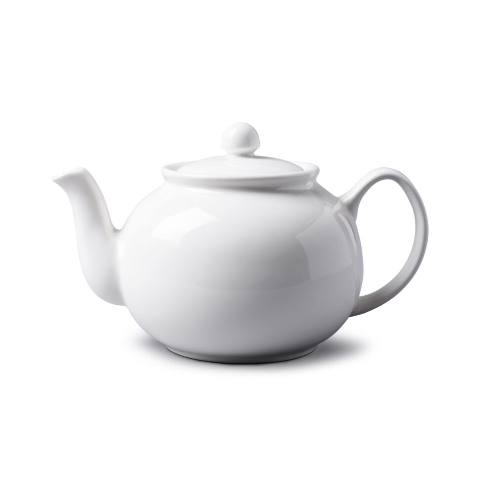 WM Bartleet & Sons 1.5l Porcelain Teapot -  White