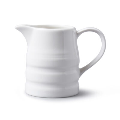 WM Bartleet & Sons 0.5 Pint Porcelain Churn Jug -  White